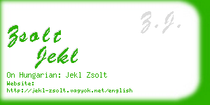 zsolt jekl business card